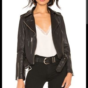 All Saints Balfern Biker Lamb Jacket $529 US 2 (closing shop soon)